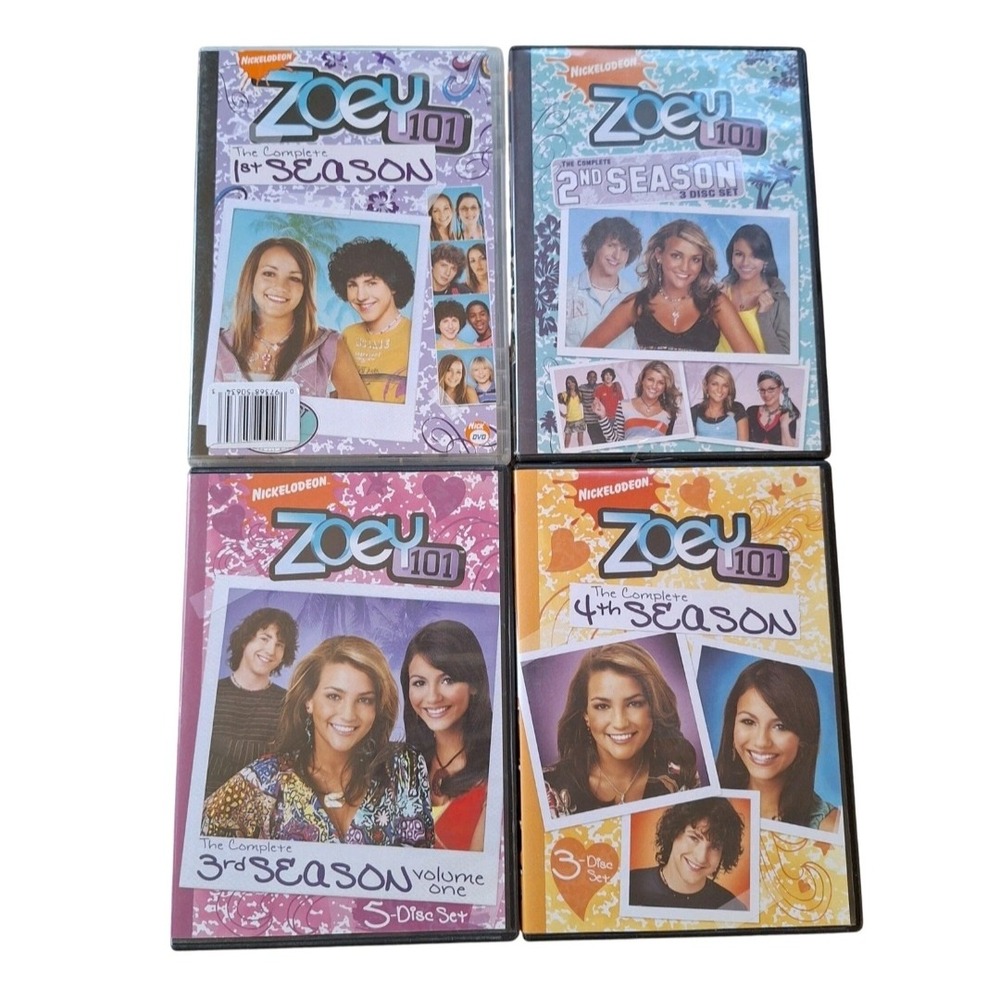 Zoey 101 DVDs Box Set Season 1-4 Missing READ